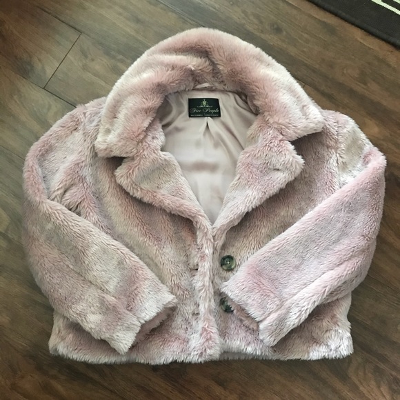 Sold Free People Mena Faux Fur Jacket - Picture 4 of 5